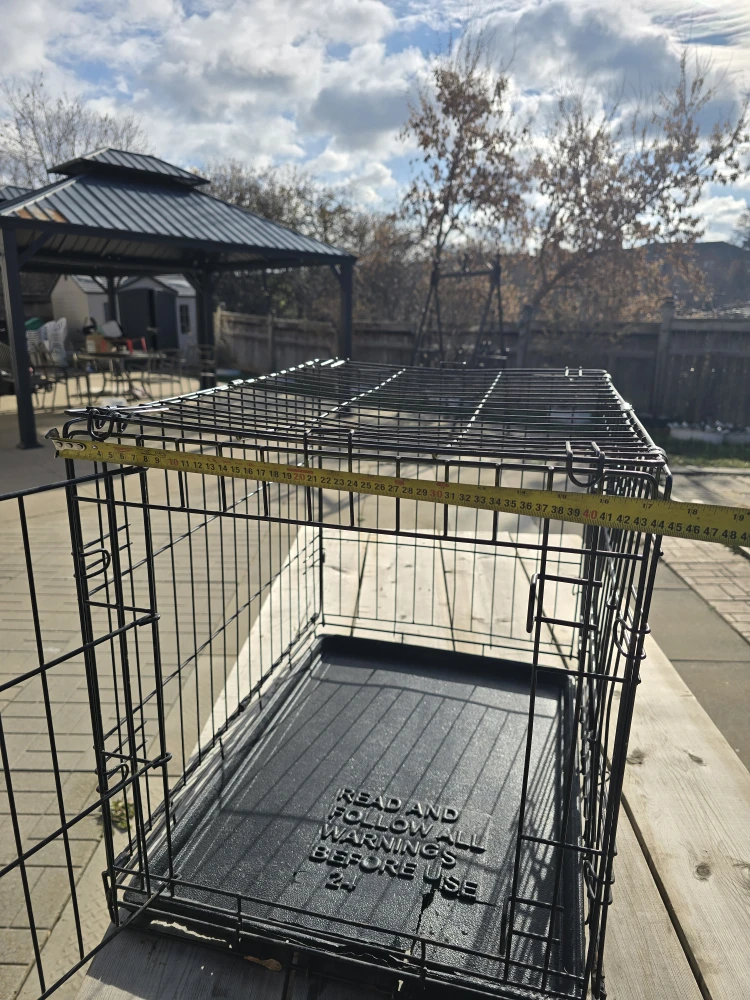 Dog Cage - Black, 21 inches tall - photo 5