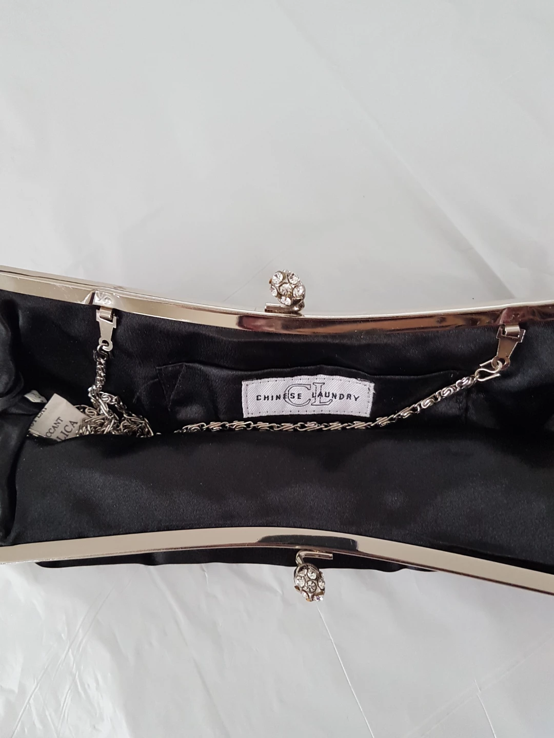 Chinese Laundry Black Clutch