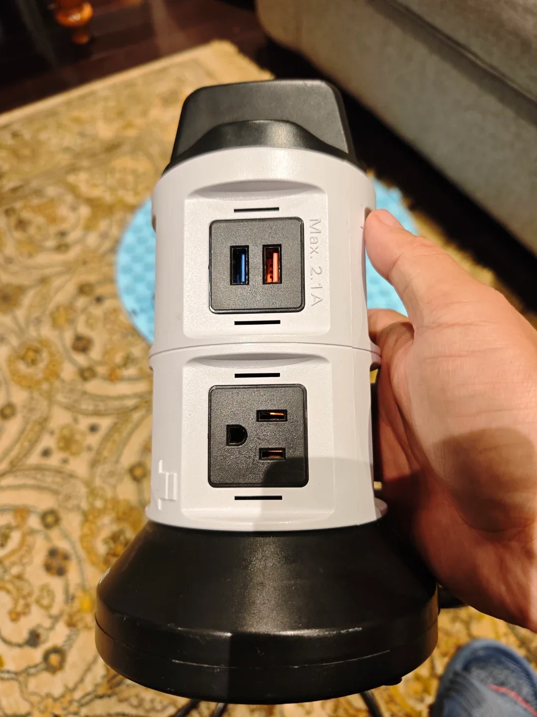 Bell+Howell Spin Power Rotating Outlet Tower image indicator(4)