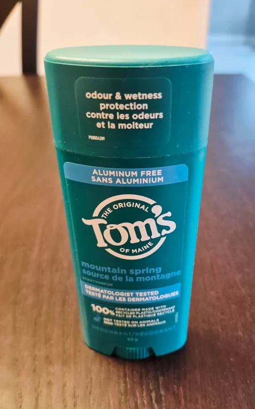 New Tom's mountain spring 92g deodorant.