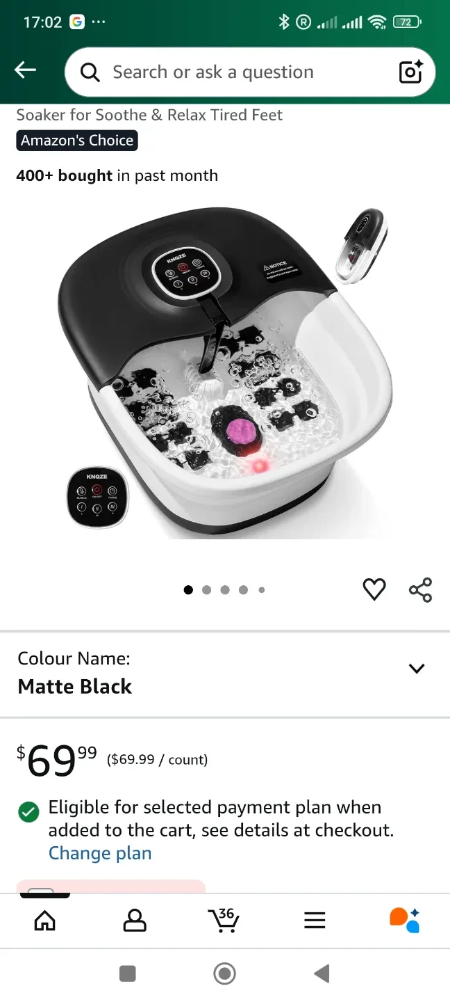 Knoze Foot Spa Massager image indicator(4)