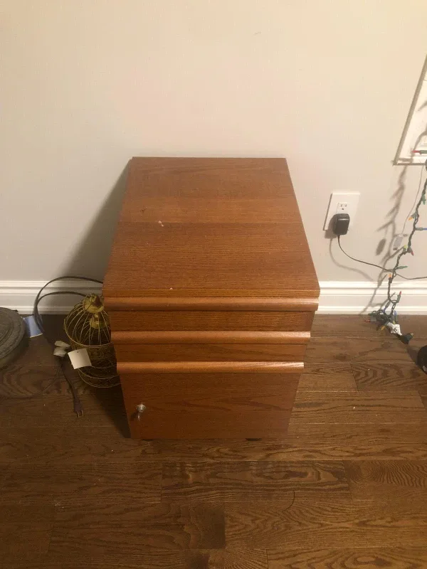 Wooden Filing Cabinet - Great Condition!