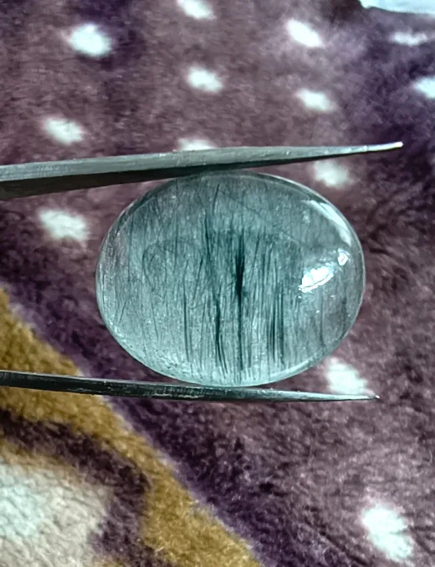 16 CTS Rutilated Quartz Cabochon image indicator(3)