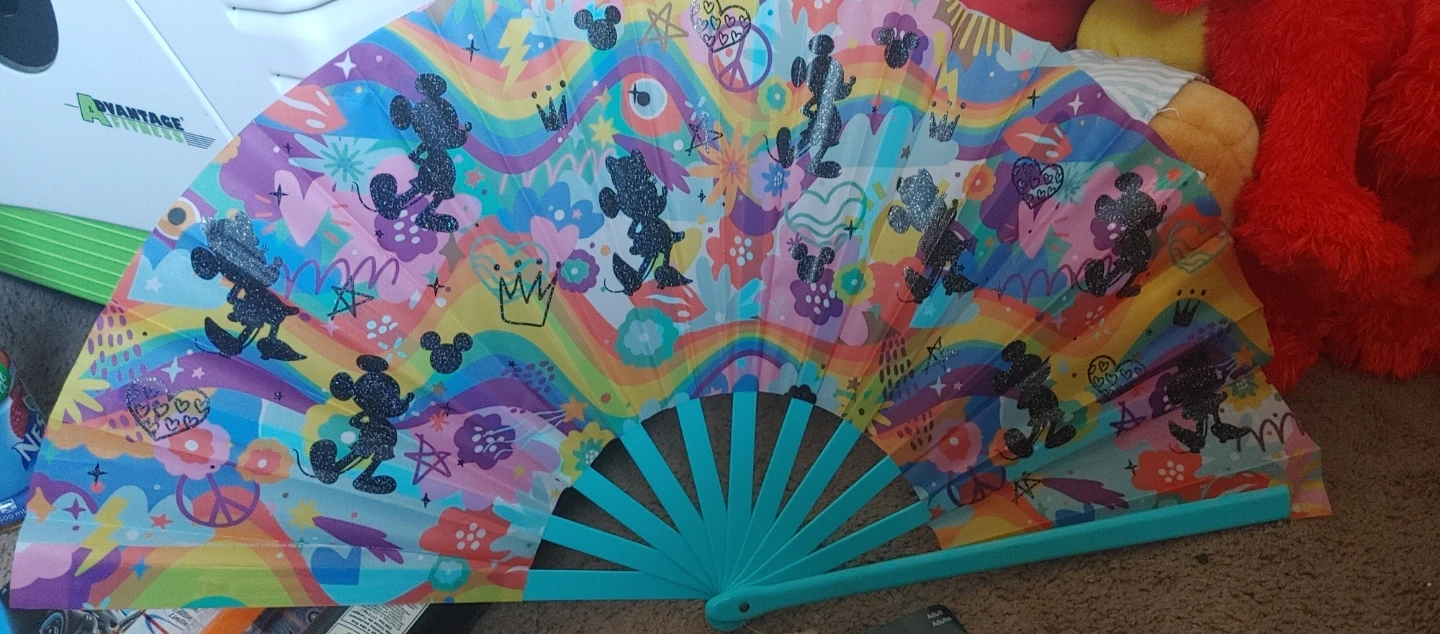Disney Mickey Mouse Folding Hand Fan - photo 2