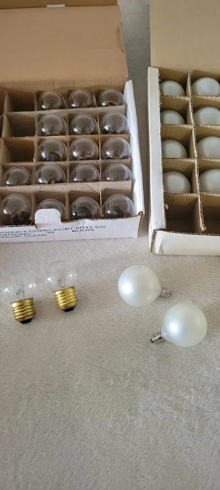 Vintage Christmas Light Bulbs - Multi-Colour image indicator(6)