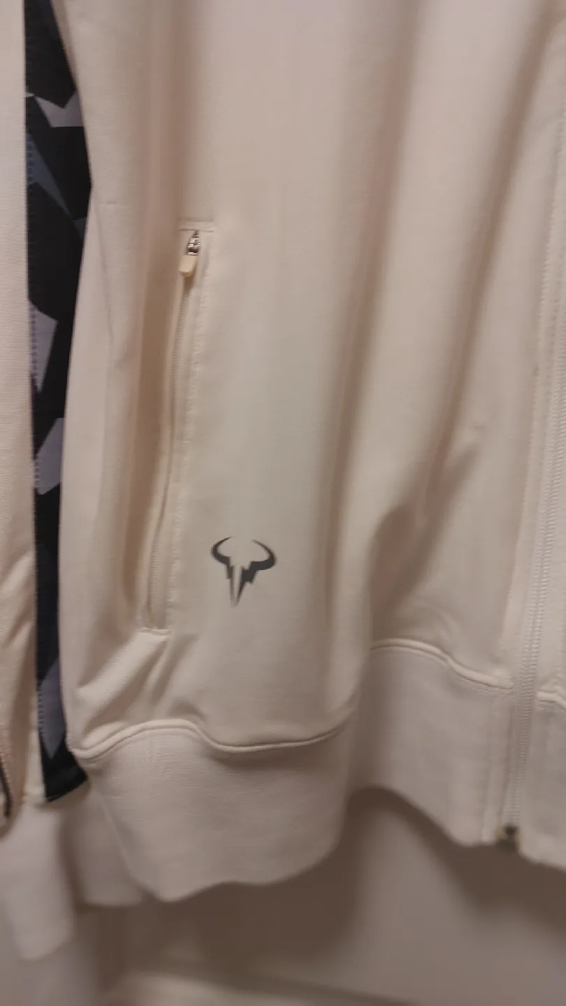 Men's Nike Track Jacket - White size Large image indicator(7)