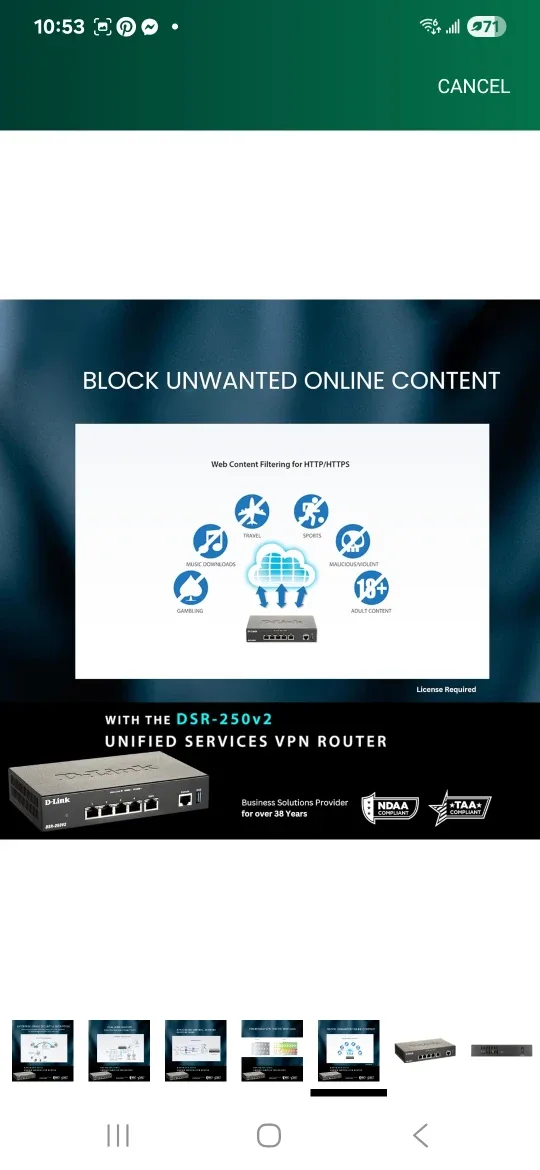 D-Link DSR-250V2 Unified Services VPN Router image indicator(4)