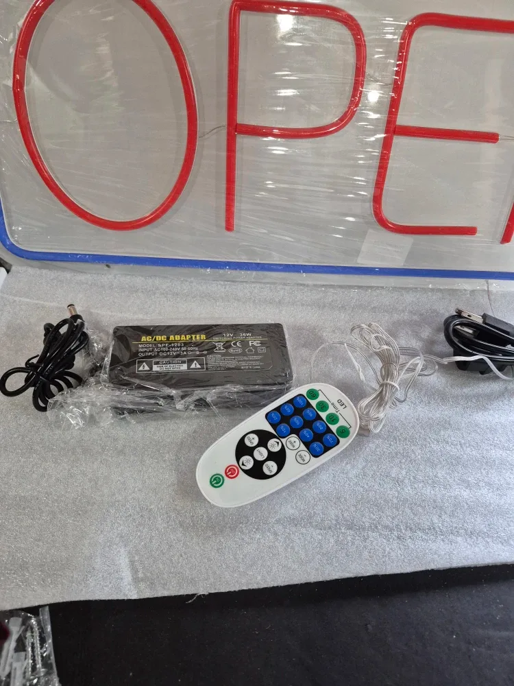 LED OPEN Sign with Remote