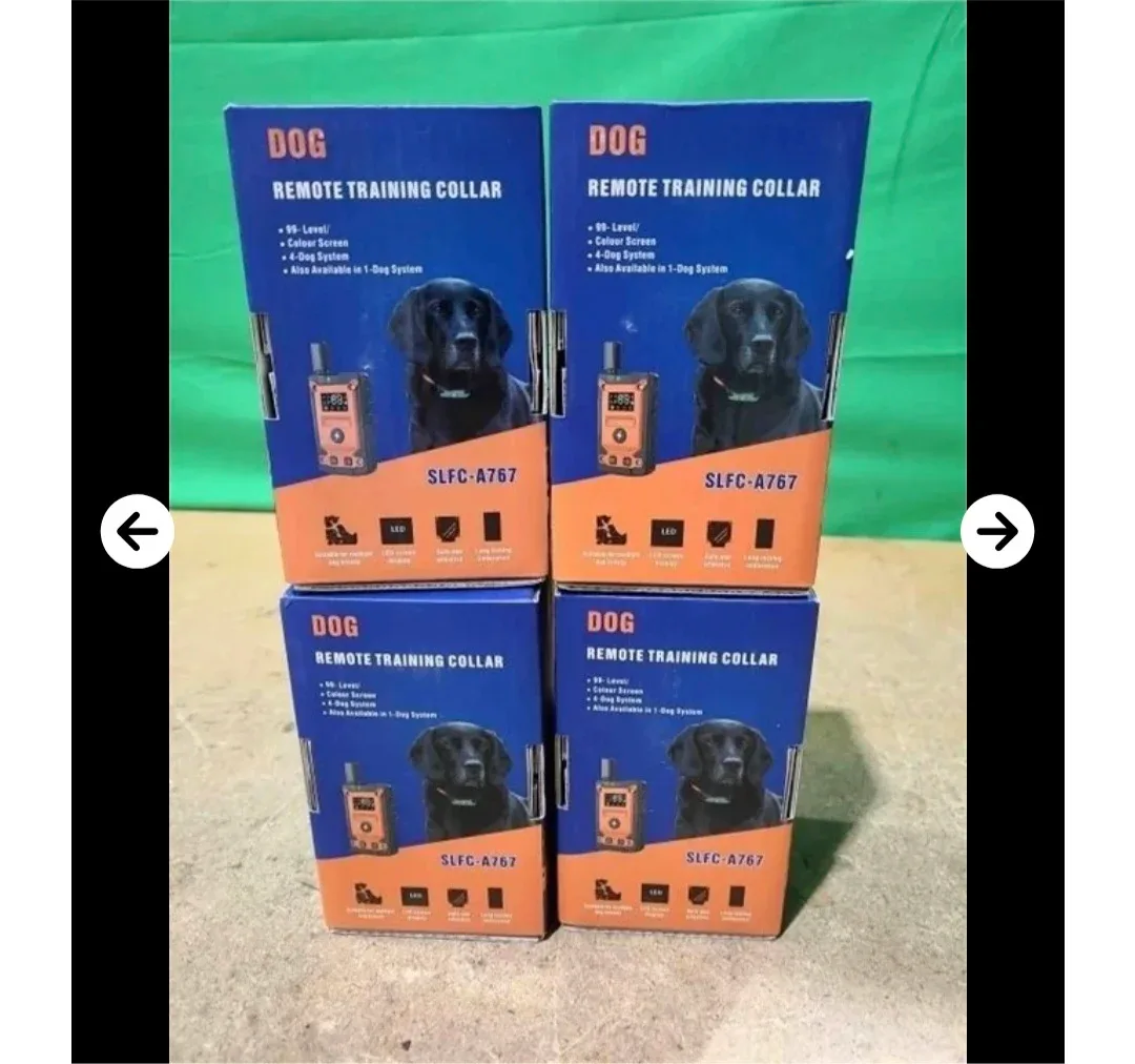 New SLFC Dog Shock Collar - 3300FT Remote Range - Green image indicator(2)