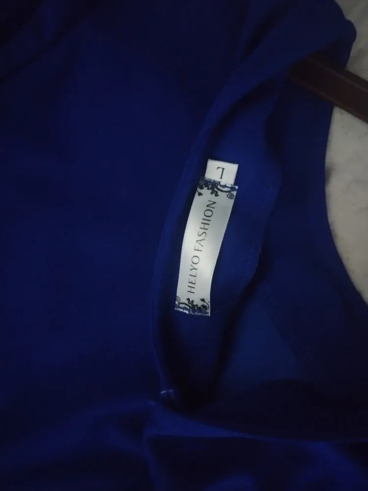 HELYO FASHION Blue Dress - Size L image indicator(5)