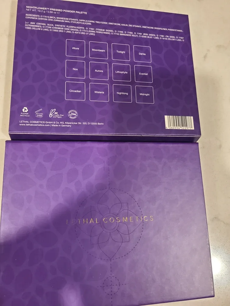 Lethal Cosmetics Nightflower Eyeshadow Palette image indicator(4)