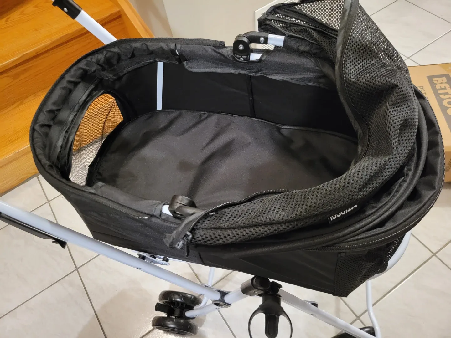 Double Pet Stroller with Detachable Carriers brand new image indicator(9)