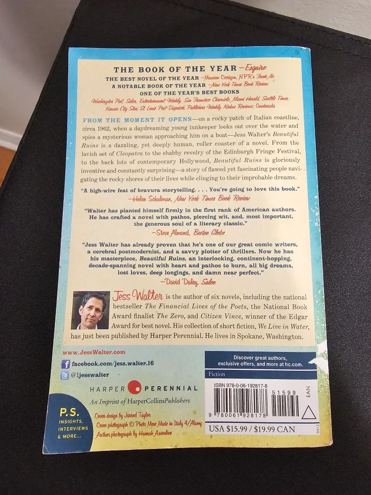 Beautiful Ruins | Jess Walter (Paperback) 📖 🪙 image indicator(3)