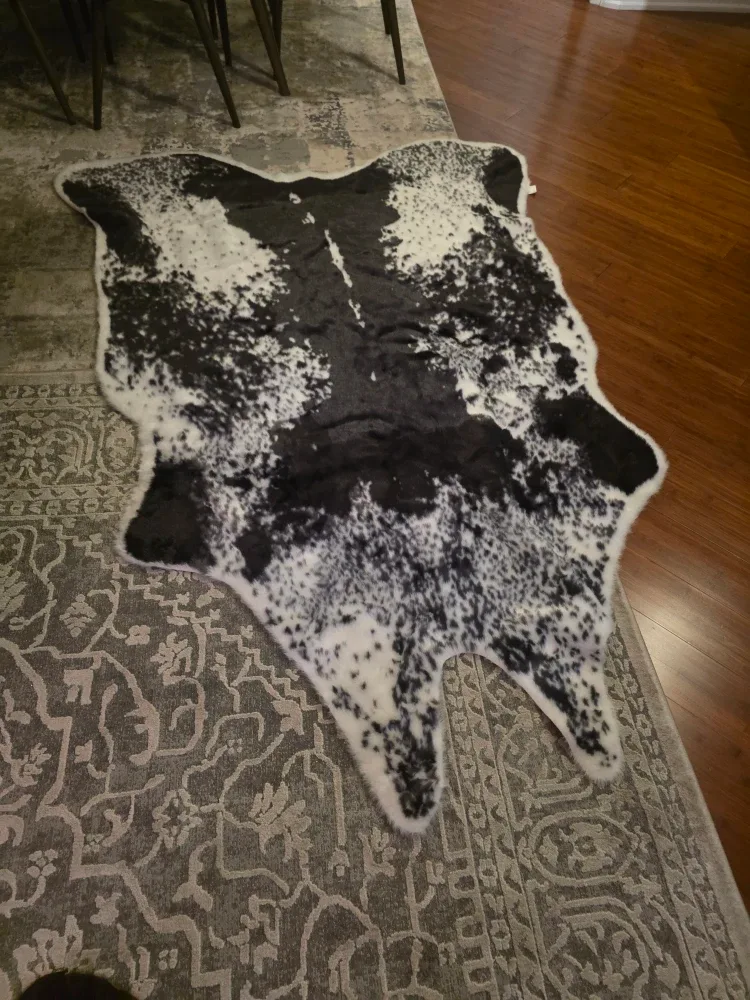 Cowhide Print Rug