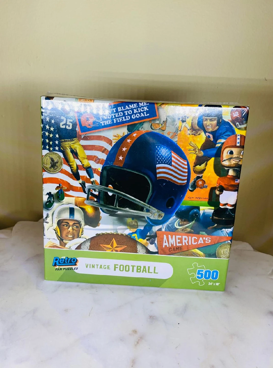 Retro Fan Puzzles Vintage Football 500pc