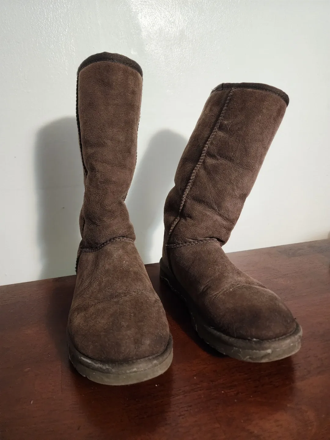 UGG Brown Suede Boots, Size 6