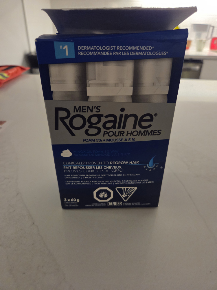 Rogaine Men's Foam 5% - 2 Month Supply