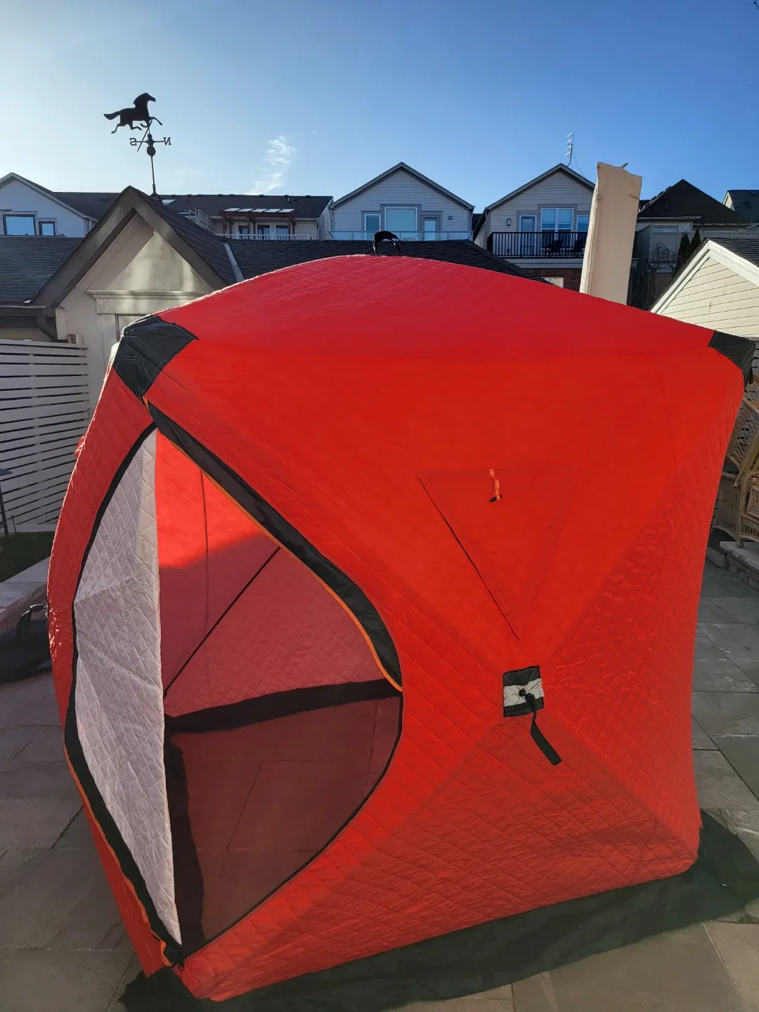 Insulated Ice Fishing Shelter - Red thumbnail