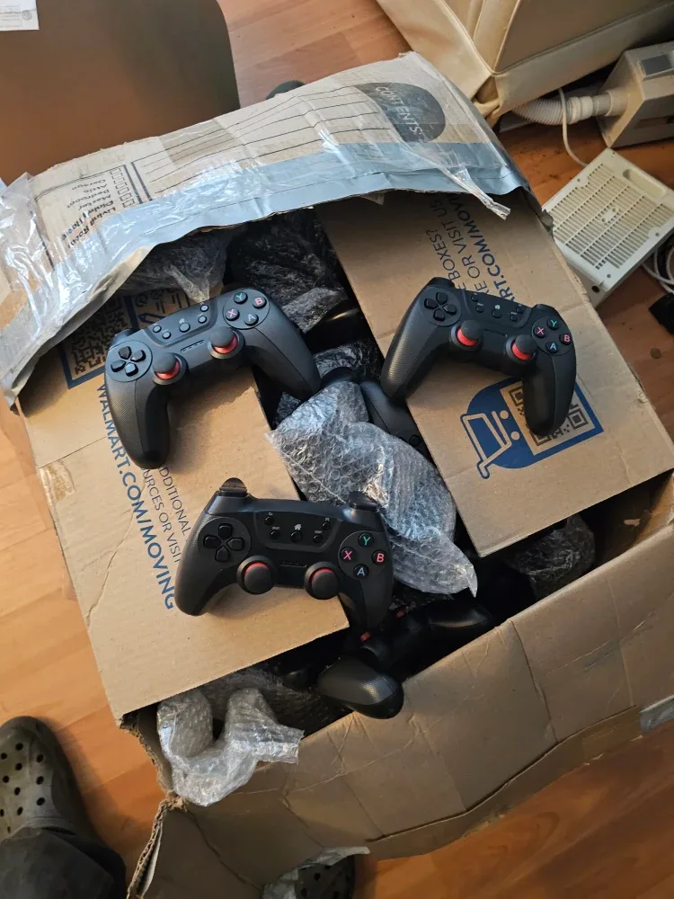 Generic Black Wireless Game Controllers