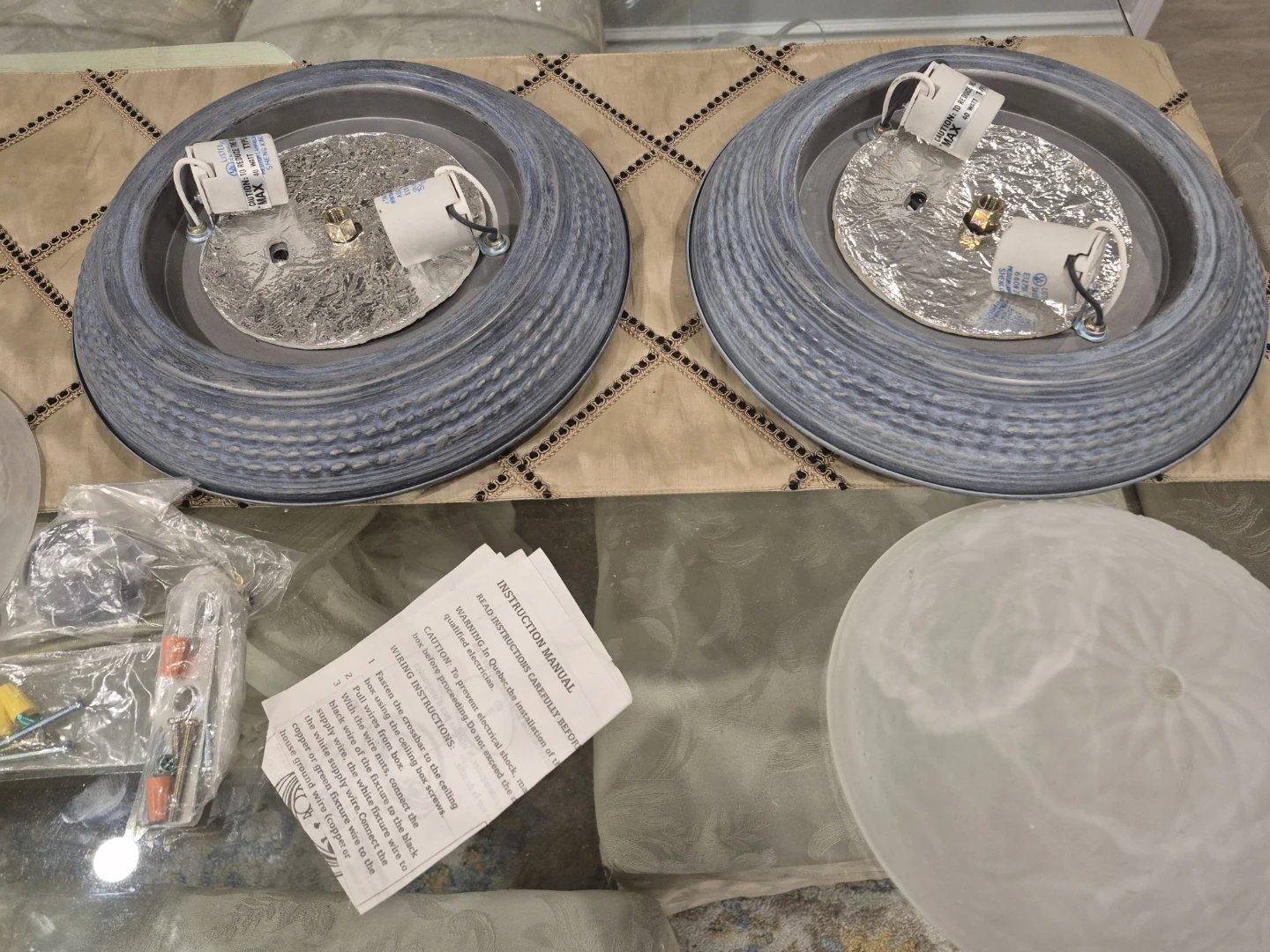 Ceiling Light Fixture - Set of Two - photo 3