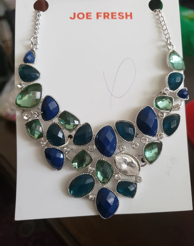 Joe Fresh Gemstone Necklace - Blue & Green
