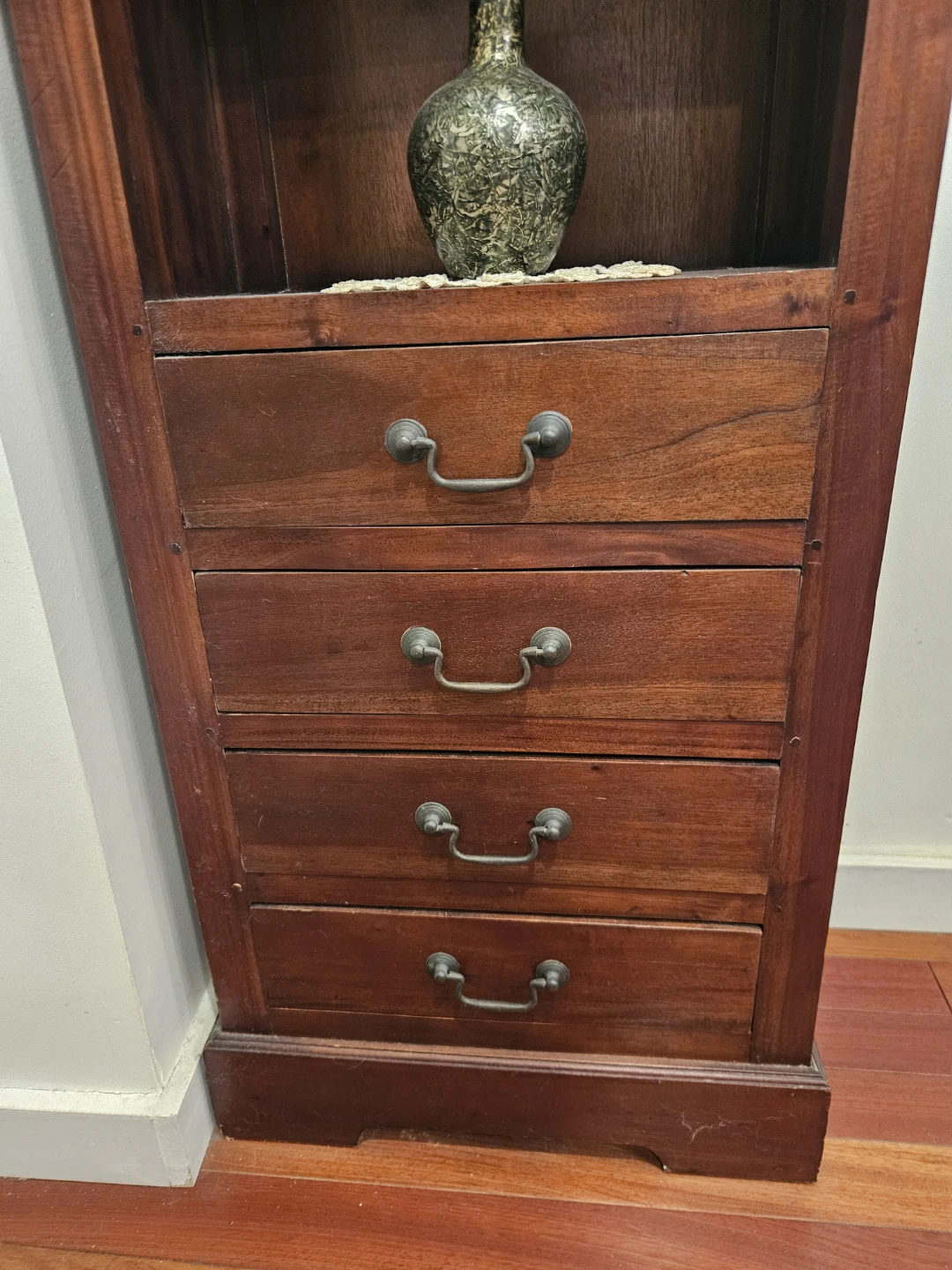 Wooden Bookcase with Drawers - photo 3