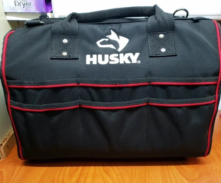 Husky 16-inch Large Mouth Tool Bag