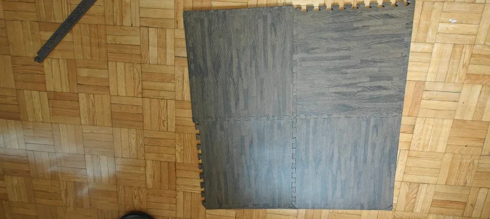 Wood Grain Interlocking Foam Floor mat