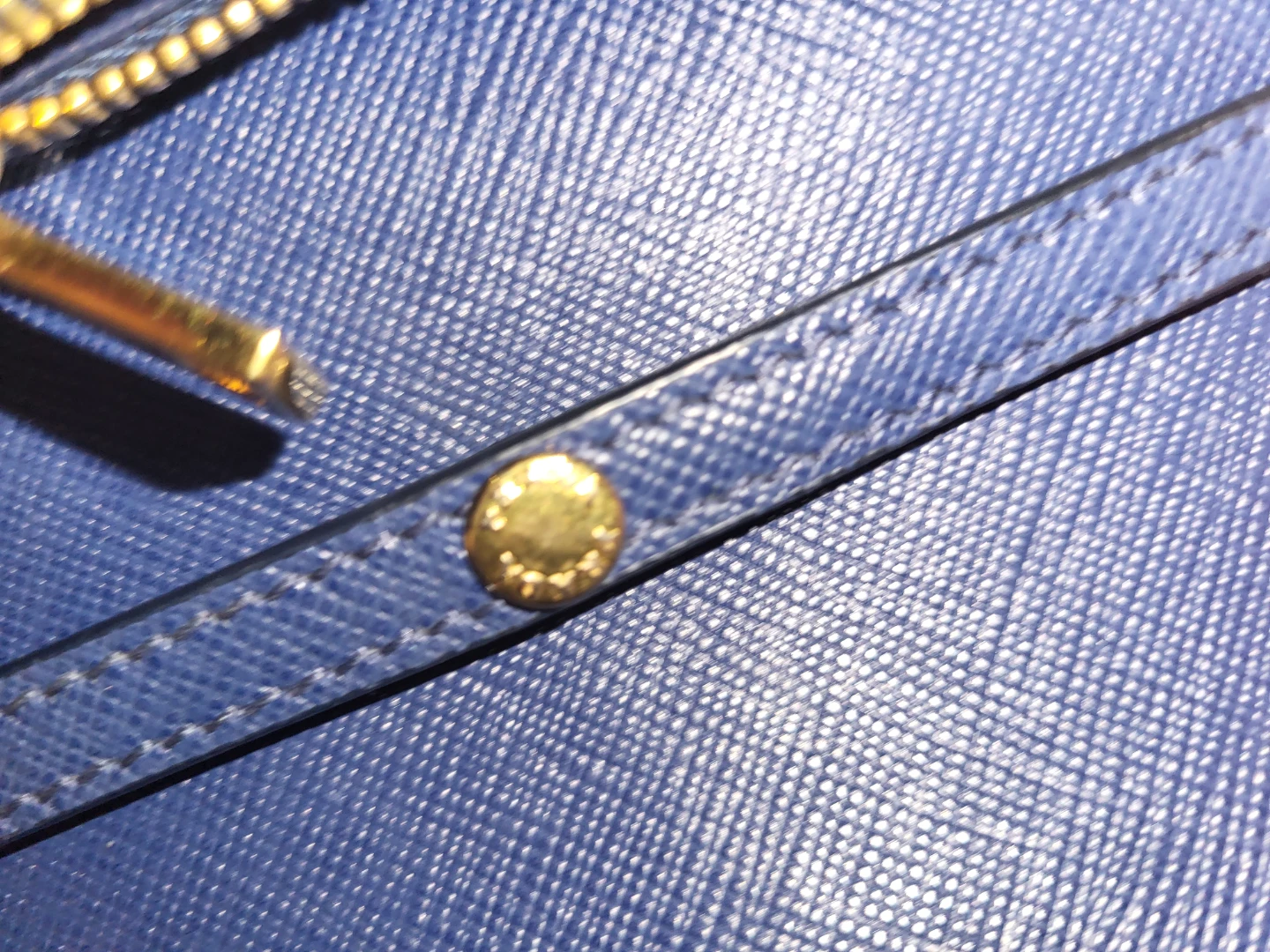 Prada Blue Crossbody Saffiano leather with bow - photo 5