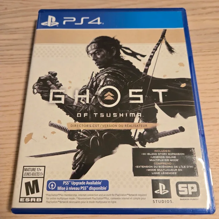 Ghost of Tsushima Director's Cut. PS4/PS5  upgrade. Playstation