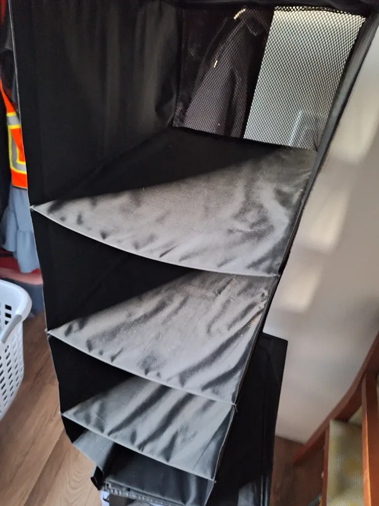 Hanging Closet Organizer - Black