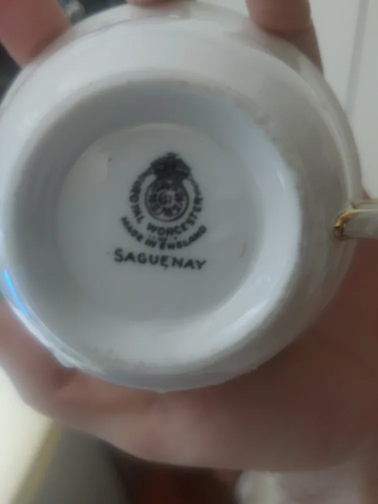 Royal Worcester Saguenay Tea Cup & Saucer Set image indicator(5)