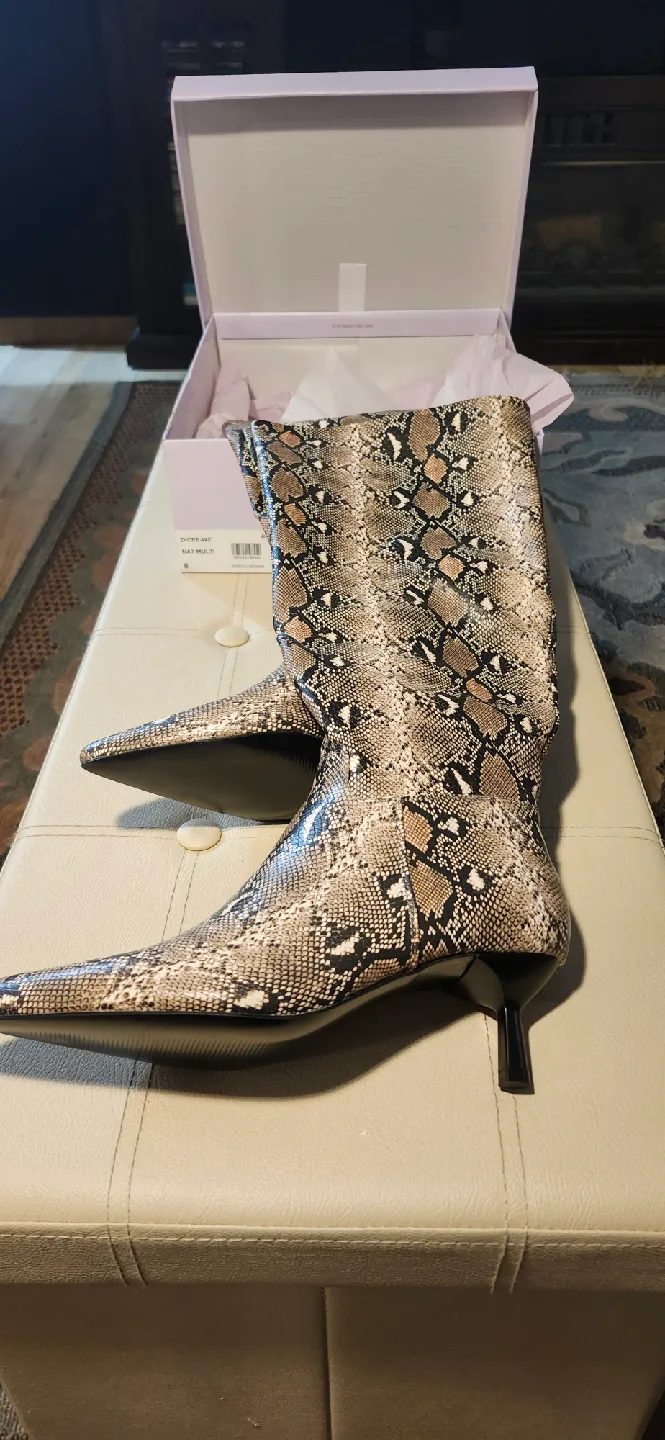 Brand New Madden Girl DICEE-WC Nat Multi Boots - Size 8 image indicator(3)