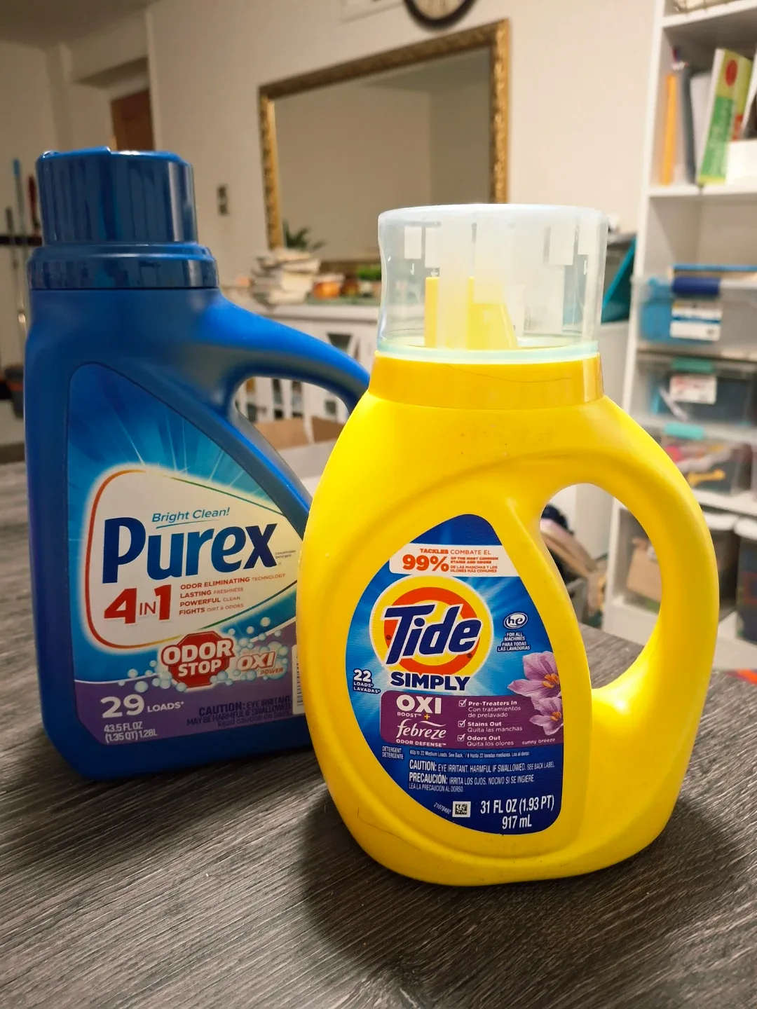 Purex 4 in 1 & Tide Simply Oxi Detergent