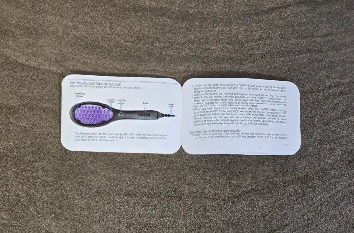 Dafni Hair Straightening Brush image indicator(5)
