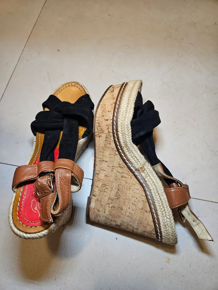 Just Cavalli Wedge Sandals - Size 9 image indicator(3)