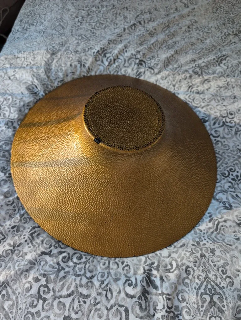 Decorative - Red/Gold textured - Glass Bowl image indicator(5)