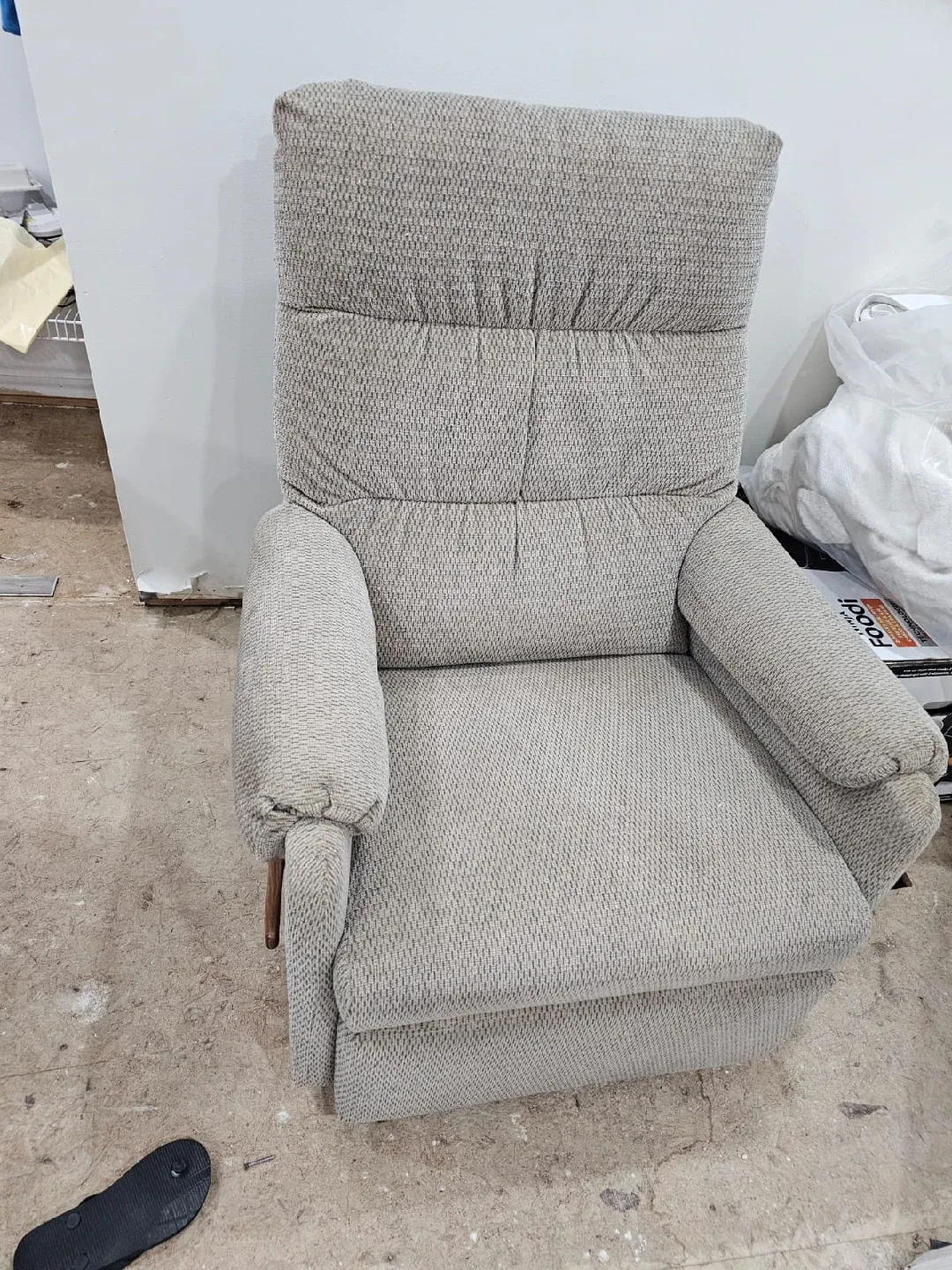 Beige Recliner Chair