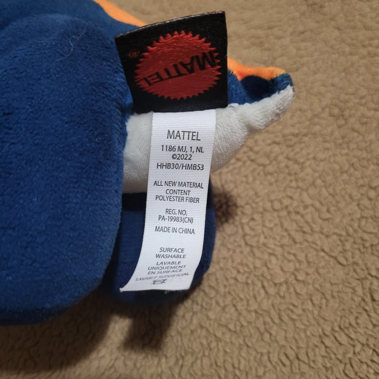 Jurassic World Mattel Triceratops Plush - photo 5