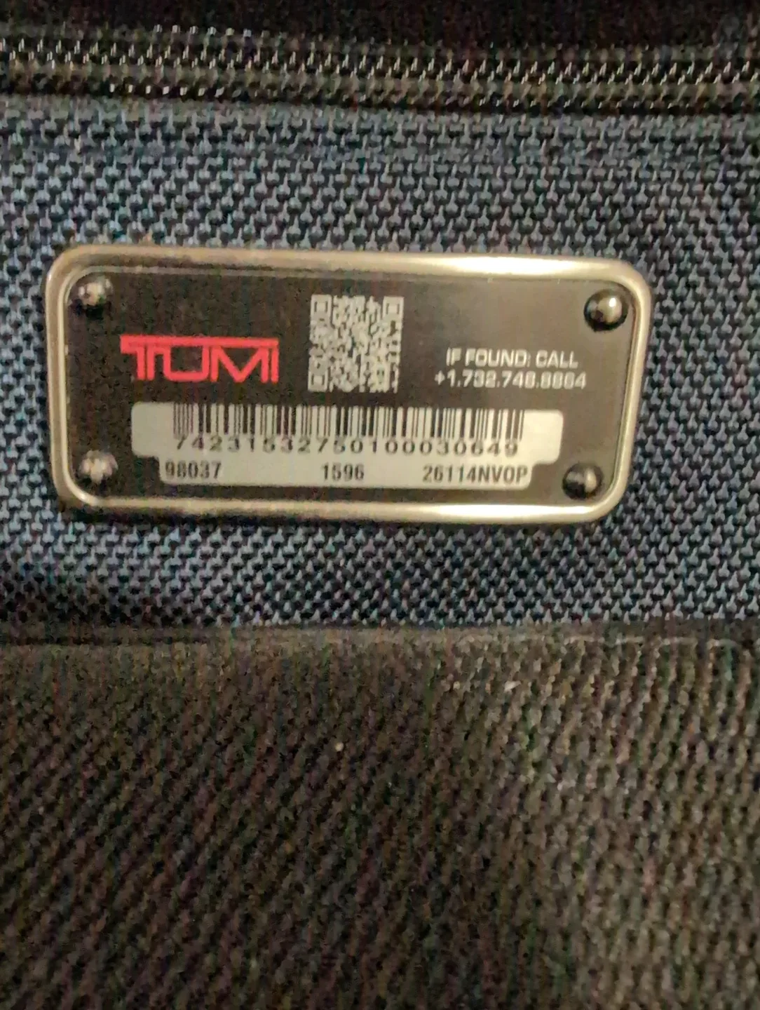 Tumi Blue Laptop Bag image indicator(4)