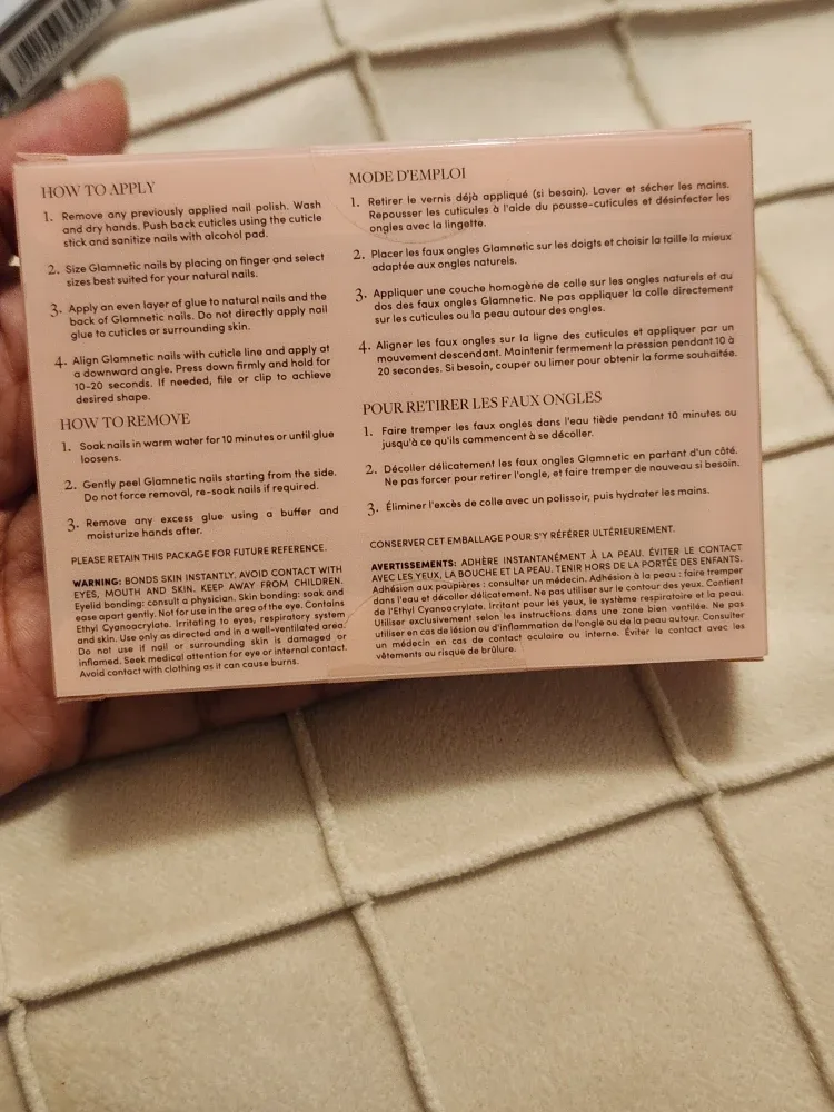 Glamnetic Winter Storm Short Almond Press-On Nails image indicator(4)