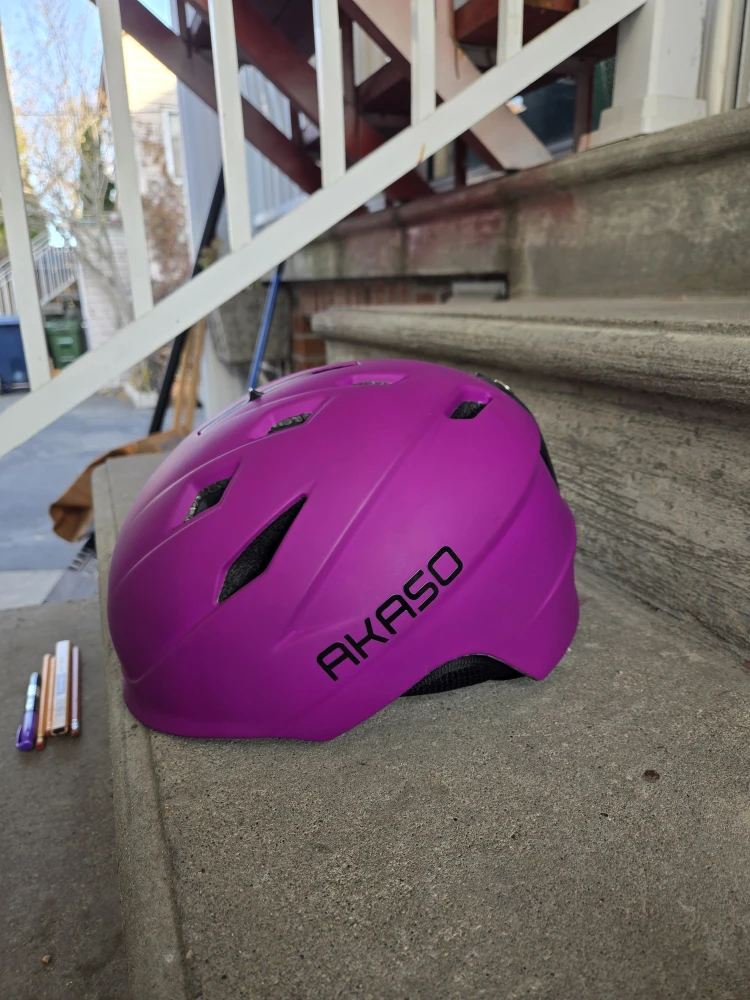 AKASO Ski/Snowboard Helmet - Size M - Purple - photo 2