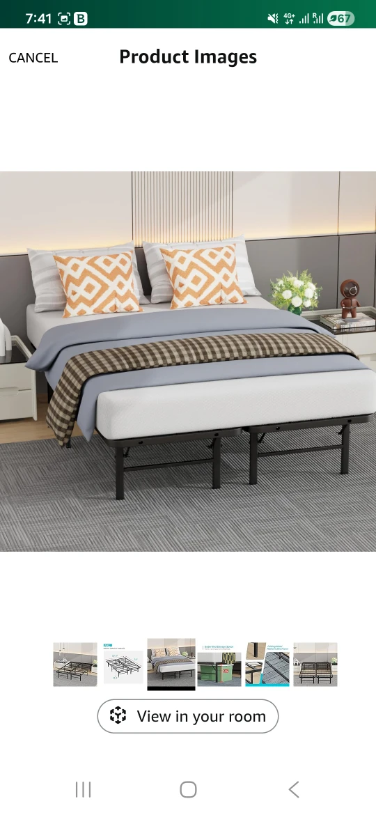 Full Size Metal Bed Frame - photo 3