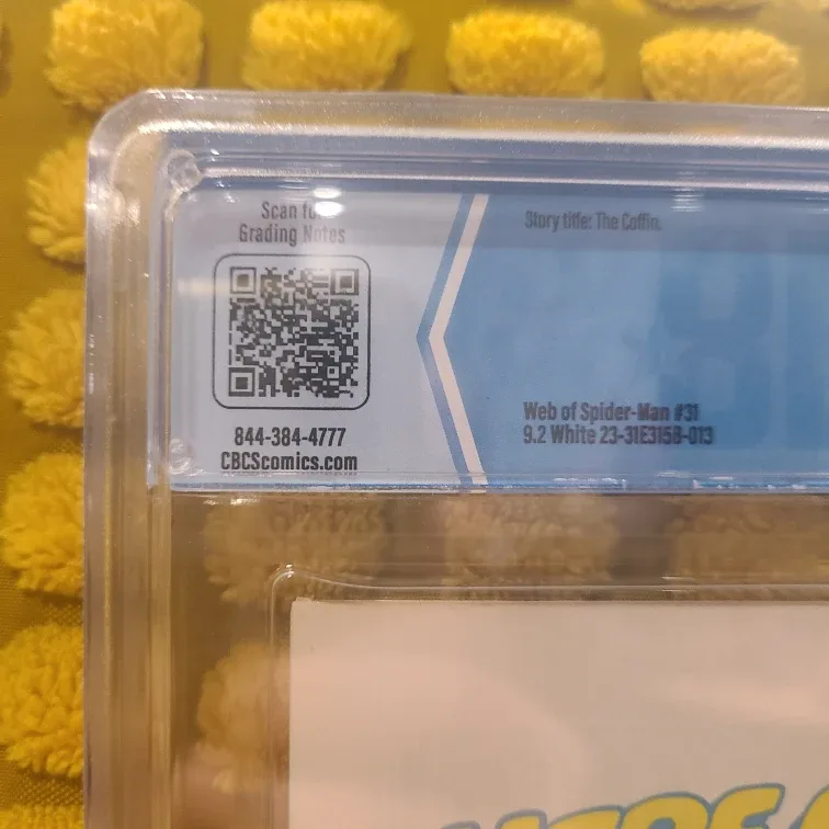 Web of Spider-Man #31, Marvel 1987 CBCS 9.2 Graded Comic Book image indicator(6)