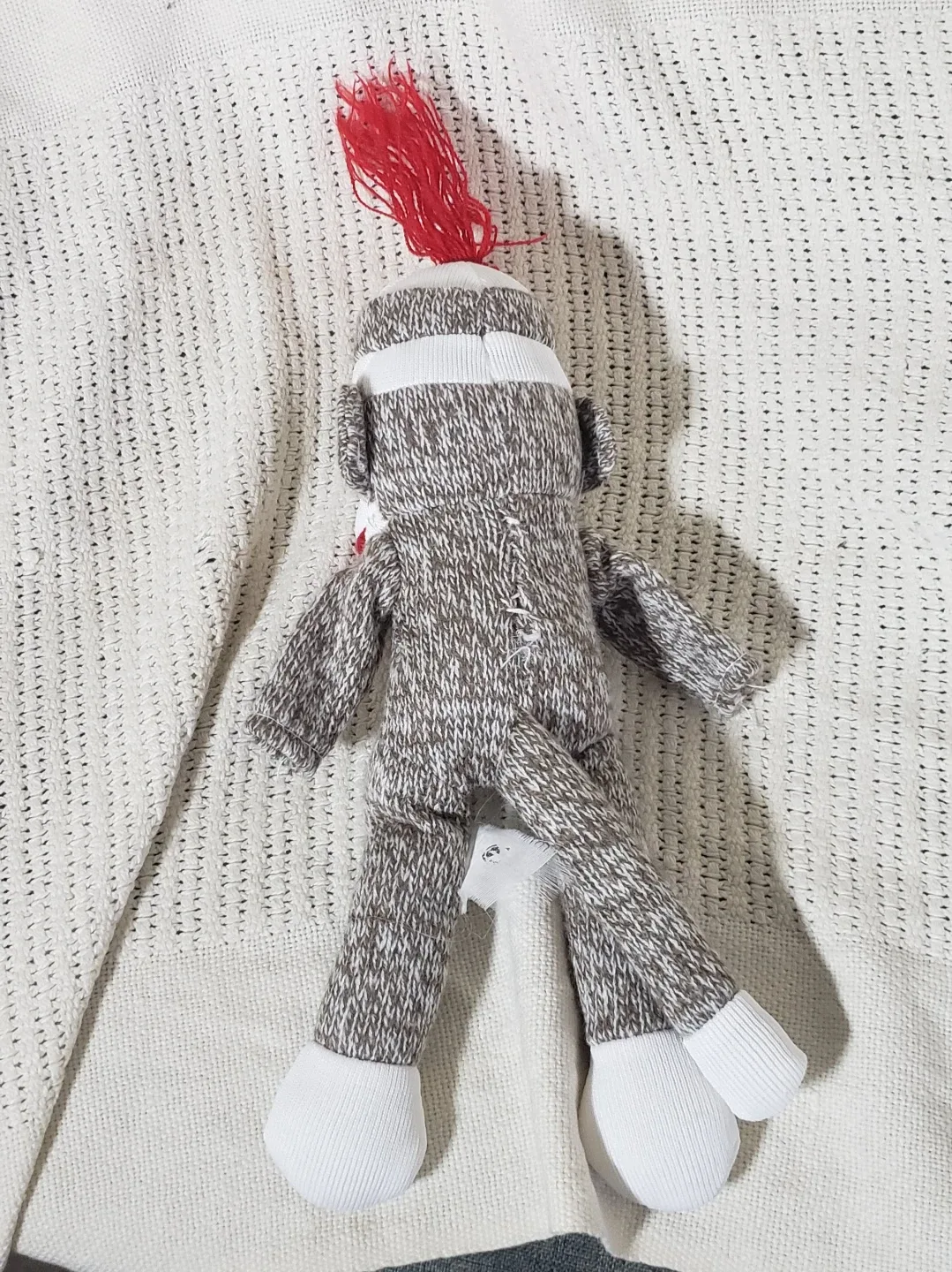 Sock Monkey Stuffed Animals - 1 Medium and 1 Small image indicator(9)