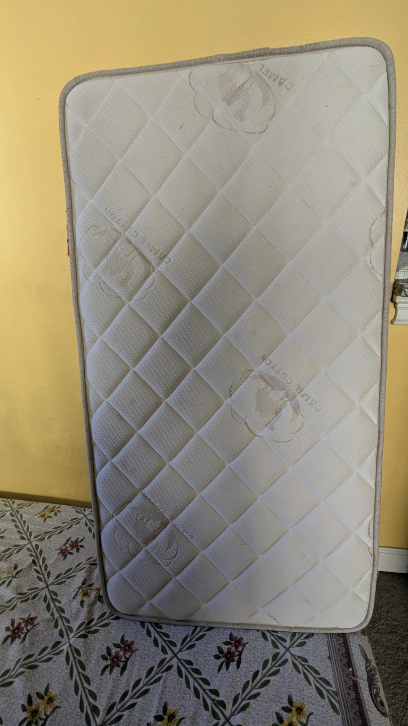 Camel Cotton Kids/Crib Mattress - double sided