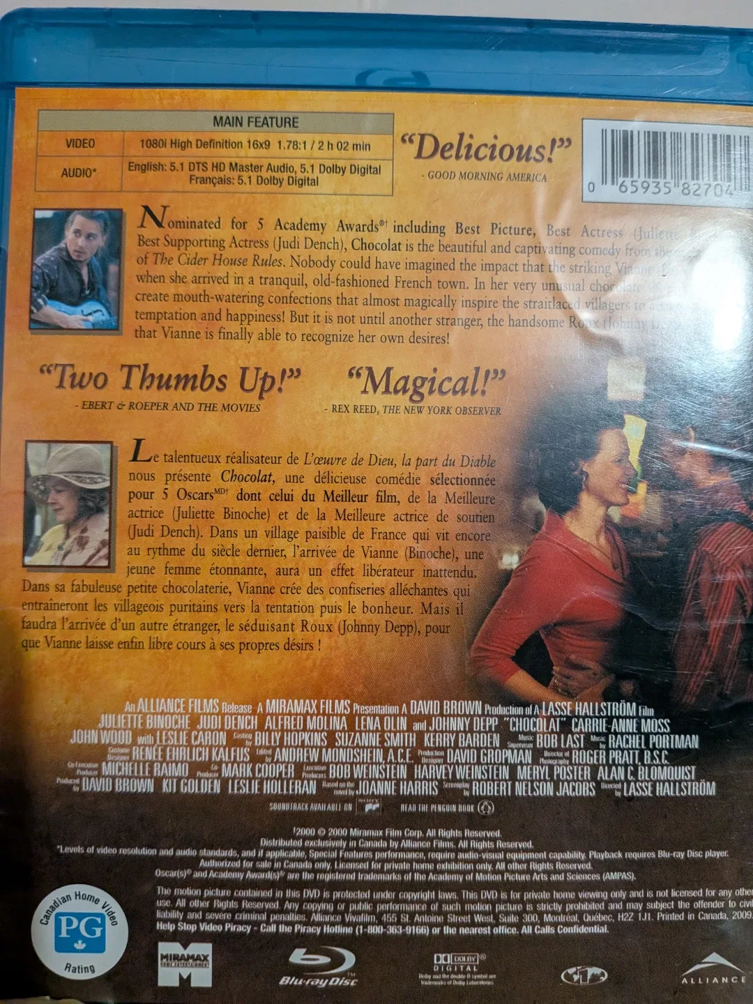 Chocolat - Blu-ray Disc image indicator(6)