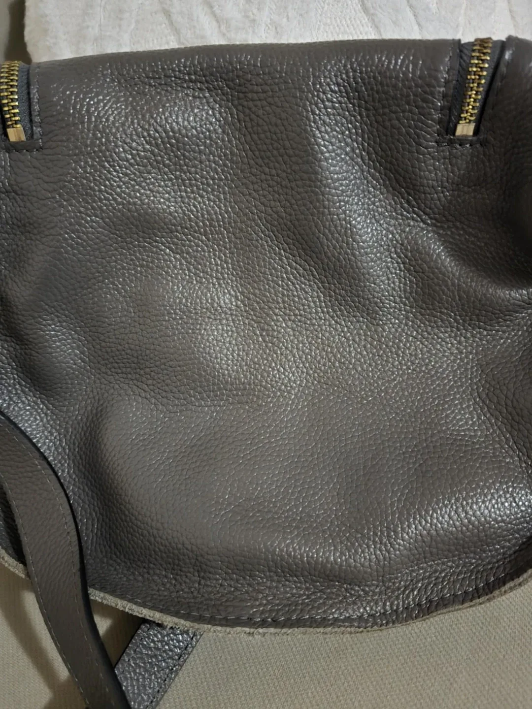 Chloé Marcie Grey Leather Crossbody Bag image indicator(4)