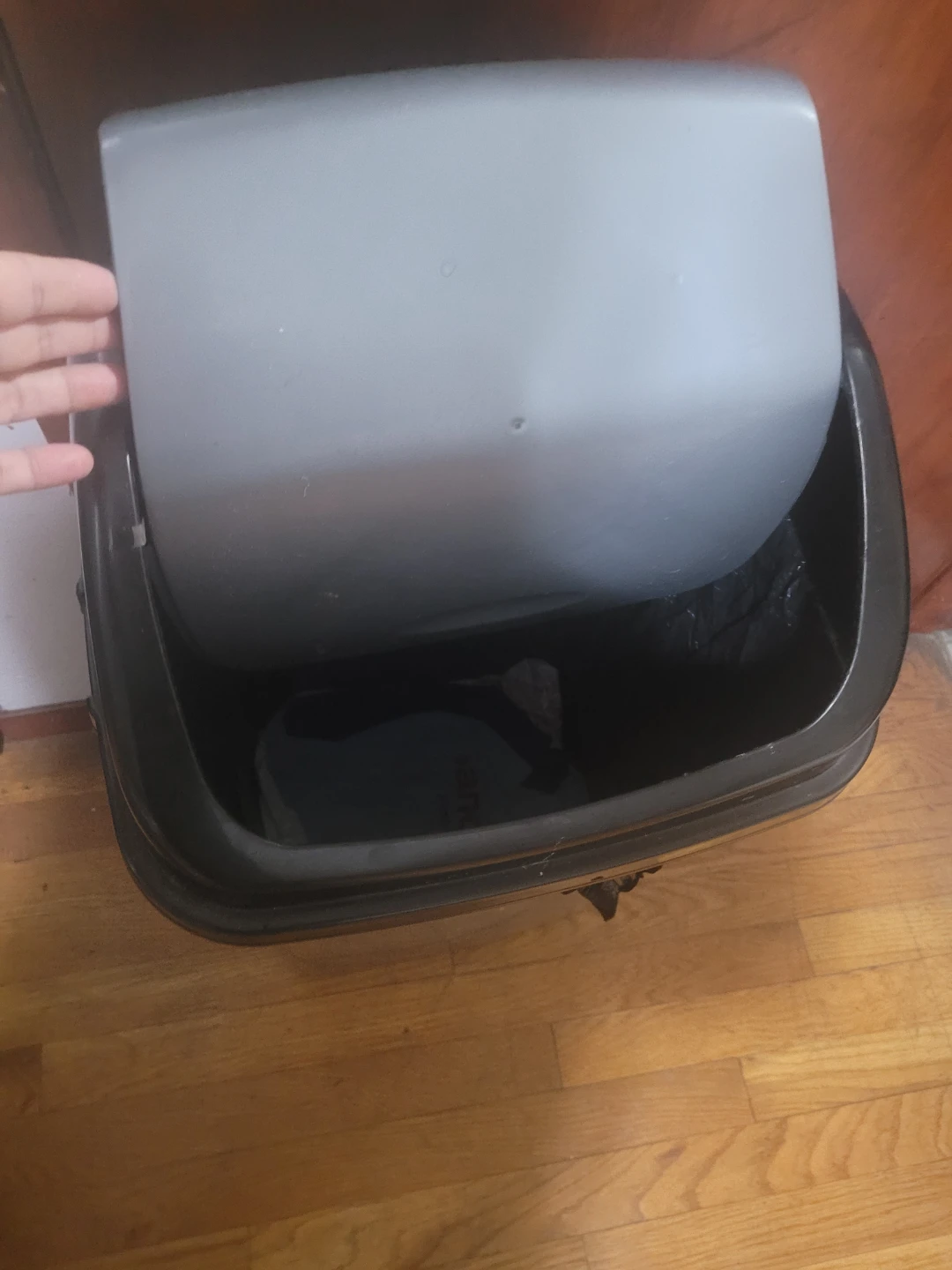 Gray Trash Can - photo 2