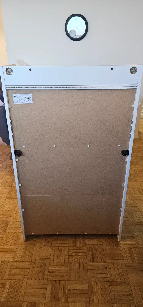 IKEA Hemnes White Cabinet with Doors image indicator(4)